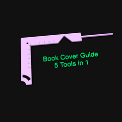 IMG_0534.png Fichier 3D Guide de la couverture de livre 5 outils en 1・Design pour imprimante 3D à télécharger
