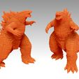 09.jpg Файл 3D Годзилла против Конга Диорама Monsterverse・3D-печатная модель для загрузки