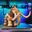 Manny_prev_post-a_001.jpg MANNY - ICE AGE - MAMMOTH - ARTICULATED , PRINT-IN-PLACE, FLEXI