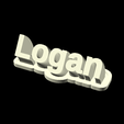 Logan.png 3D Nameplate STLs for US first names