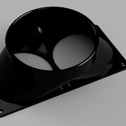 DUPLO-INTAKE-v14-150.jpg STL file ANTMINER EXHAUST DOUBLE FAN 150 mm・3D print design to download