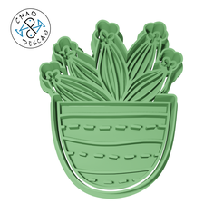 Domestic_Plant_09_C.png STL file Domestic Plant (no 9) - Cookie Cutter - Fondant - Polymer Clay・3D printable model to download