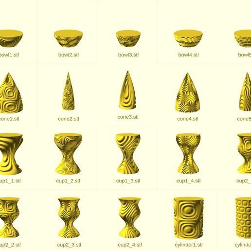 thefiles1.jpg Free STL file Yet Another Vase Factory・3D printable object to download, ferjerez3d