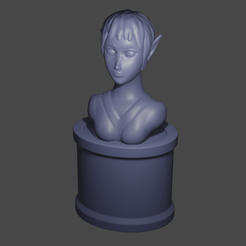 elf.png Fichier STL gratuit Buste Elfe V2・Design pour impression 3D à télécharger