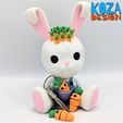 InShot_20240205_181753353.jpg Bunny Brothers, cute baby rabbits and their articulated carrot keychain