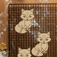 HS749-2.jpg Cute Fox Cookie Cutter, Biscuit Cutter