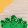 princess-tiara-corona-princesa-corazon-04.jpg 👑💖 Princess Tiara Cookie Cutter – Heart of Magic – Cortante Tiara de Princesa – Corazón Encantado
