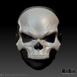 GHOST-RIDER-HELMET-05.jpg Ghost Rider - Scorpion - Skeletor - Skull Helmet and mask - Fan made - STL model 3D print digital file