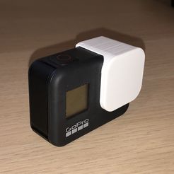 IMG_1651.JPG Archivo STL gratis Tapa de la lente GoPro HERO8・Diseño imprimible en 3D para descargar