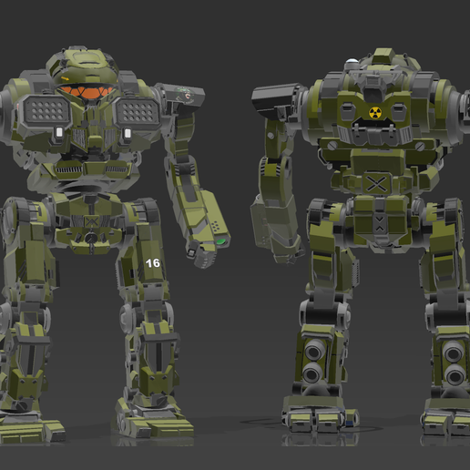🔥 American Mecha Wizard FS1 Fire Support type・Free 3D File for 3D ...