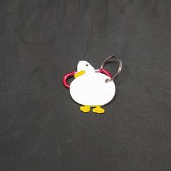 IMG_20220307_104221.jpg STL file Duck Keychain / Porte clef Canard・3D print object to download, Neylips