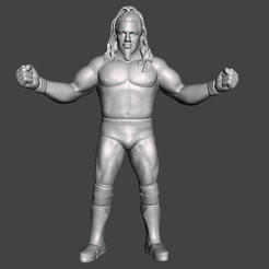 🤼 WWE WWF LJN Style Hakushi Figure・ STL File for ・Cults