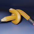 Lapis-01-Cort.png Sophisticated Decoration - 3D Knot-shaped Pencil for 3D Printing