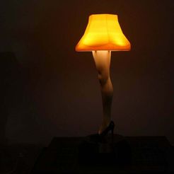IMG_1960.JPG Free STL file A Christmas Story Leg Lamp - Biggerized・3D printer model to download