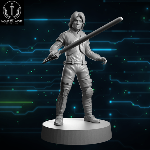 Figurine Luke Skywalker Pour Jeux Star Wars Legion & Shatterpoint, Impression 3D, Non Officielle