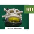 Parts-05.jpg STL file Radial Engine, 7-Cylinders, Cutaway・Template to download and 3D print