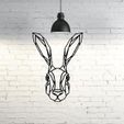 a2d7eb0105c6f8ebd9e361136f0d48d0_display_large.jpg Bunny Wall Sculpture 2D