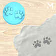 Leopard.png Stamp - Animal footprint pair