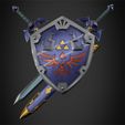 LinkBundle_frame_0000.jpg Zelda Tears Of The Kingdom Shield and Sword for Cosplay