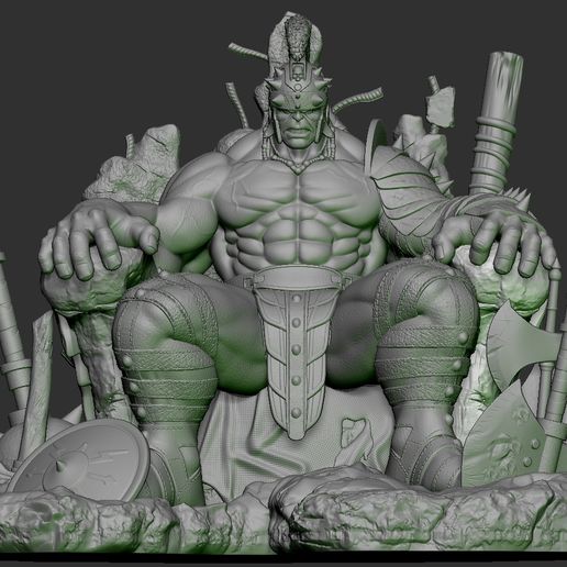 ZBrush-Document06.jpg Hulk on Throne