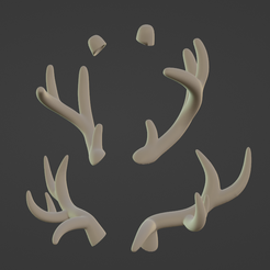 Capture.png Deer Antlers (For BJD, Dolls, Crafts, etc.)