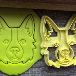 colie 2.jpg Archivo STL Cortador de galletas - Border Collie I・Modelo para descargar e imprimir en 3D