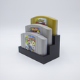 Nintendo-64-Cartridge-Stand-3-Slot-2.png Nintendo 64 Cartridge Stand (3 Pack)