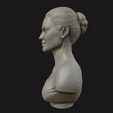 13.jpg Angelina Jolie 3D bust ready to 3D print 3D print model
