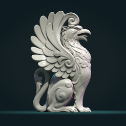 GrfnW-01.png 3D file Griffon griffin・3D printer design to download