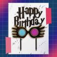 Topper-Harry-Potter-Luna-Birthday.jpg Topper Cake Luna Lovegood (happy birthday) - Harry Potter