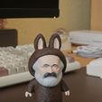 ☭ Karl Marx Labubu Estilizado + Llavero ☭