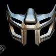 9.jpg Gladiator mask lion style 3D print model