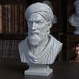 27Avicenna_frame01_1resin.png Avicenna Bust – Sculpture 3D Printable STL File
