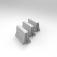 untitled.89.5.jpg Jersey concrete barriers - 3 vers - 1-35 scale diorama accessory