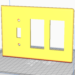 STL file Light Switch Plate - Gears 🏠・3D printer model to download・Cults