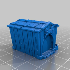 5568cc0511e8f118e79d35f052abefd2.png Dog Kennel (28mm scale)