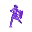 PM3D_Cylinder3D3_SubTool2.stl NUDE WARRIOR FOR TABLETOP ROLE PLAYING GAMES
