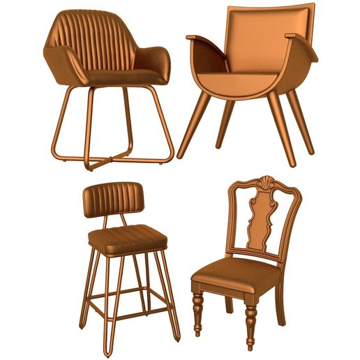 dining chair / dining chair stl / chair printer / Kitchen Dining Chairs / Kitchen chair / wood chair