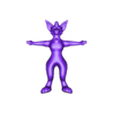 spuzzle_cat.obj Funky Feline Character