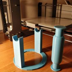 IMG_20180107_203034.jpg Free STL file SOPORTE PARA ROLLO DE FILAMENTO・3D print design to download