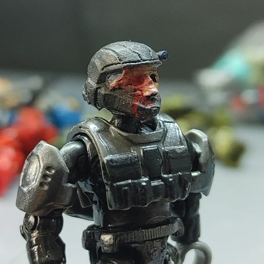 🪖 H2A ODST Flood Casco v1 Halo Mega Bloks/Construx・Archivo STL