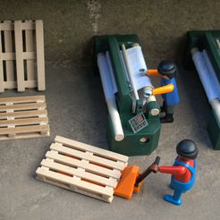 DSC_0039.jpg STL file PLAYMOBIL INDUSTRIAL PALLET・3D print design to download