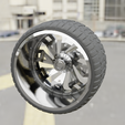 0023.png WHEEL FOR CUSTOM TRUCK 14Ab-R5 (FRONT AND DUALLY WHEEL BACK)