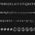 7.png Toutes les lettres en 3D (alphabet + chiffres + caractères spéciaux + symboles)