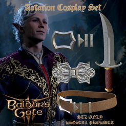 rpe.jpg 3D-Datei Astarion Zubehör Cosplay Set Baldurs Gate 3・3D-druckbares Modell zum Herunterladen