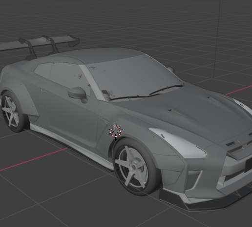 🚗 nissan R-35 2017 wide body・ OBJ File for 3D printing・Cults