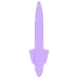 Estes_Interceptor_Wing_Pod_Solid_Left_SideA.stl Estes Interceptor Wing Pods