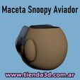 maceta-snoopy-aviador-5.jpg Snoopy Aviator Flowerpot