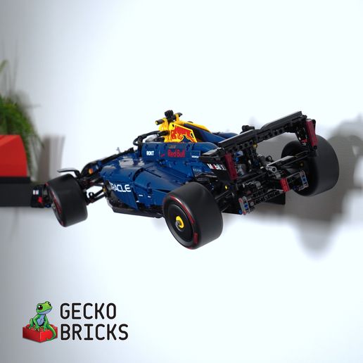 5.jpg Wall Mount for 42206 Red Bull F1 Formula 1 RB20 Technic Gecko Bricks