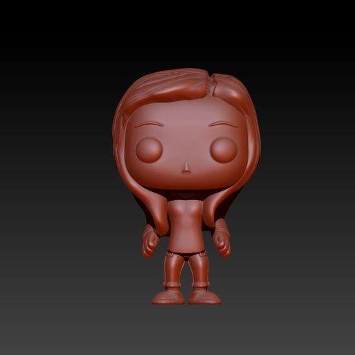 FUNKO POP GIRL 3D model
